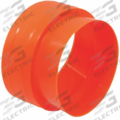 TUF-TITE Corrugated Pipe Connector: 3 in Overall Wd, 4 3/4 in Overall Ht, Plastic - End Caps & Connectors for Trench Drain Systems