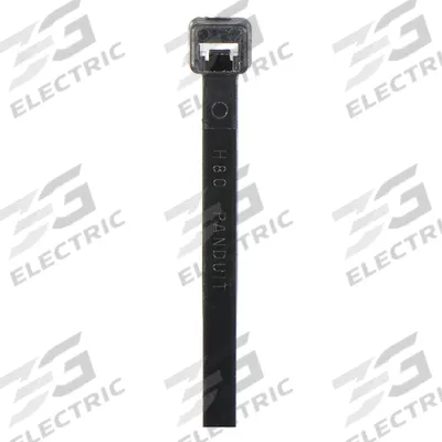 PANDUIT Cable Tie: 8 in Nominal Lg, 2 in Nominal Max. Bundle Dia., 0.14 in Wd, Outdoor Use - All Purpose Nylon Cable Ties