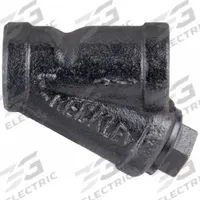 KECKLEY Y Strainer: 1/4 in, NPT, Mesh, 0.034 in Screen Size, Cast Iron, Graphite, 3 1/4 in Ht (MPN 1/43THY-CIM20M34-FTI-B7). Key specifications — Brand: KECKLEY; Seal Material: Graphite; Manufacturer Part Number: 1/43THY-CIM20M34-FTI-B7; Screen Material: 304 Stainless Steel.