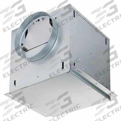 BROAN Commercial Fan: 211 cfm @ 0.100 in SP, Round Duct, 8 in Duct Dia, 52 W - Round Duct Inline Cabinet Fans