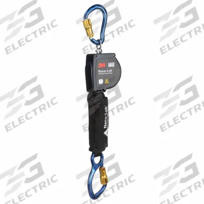 3M DBI-SALA Self-Retracting Lifeline: Steel Quick-Connect Anchor - Arc-Flash Rated Personal SRLs