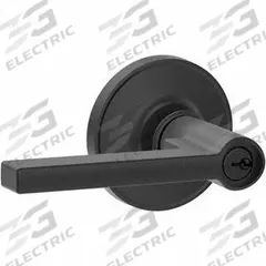 SCHLAGE RESIDENTIAL Solstice Lever Lockset: Passage Lever Locksets, ADA Compliant (MPN J54-SOL-622). Key specifications — attr1024149: Not Ligature-Resistant; attr1011488: SCHLAGE RESIDENTIAL; attr1024446: F82; attr1011524: No Message; attr1011506: Solstice; attr1011485: Yes; attr1059461: Black Painted : Metal.