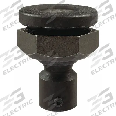 BESSEY Replacement Clamp Morpad: 1 7/8 in Overall Lg, 1 1/2 in Overall Wd, Round - Pads for Bar Clamps