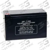 APPROVED VENDOR Sealed Lead Acid Battery: 12V DC, 7.2 Ah Capacity, 3.78 in Ht, 2.58 in Wd, ABS (MPN 47037). Key specifications — Terminal Connection: 0.187 in Faston; Battery Cycle Type: Dual Purpose; Brand: APPROVED VENDOR; Housing Material: ABS.