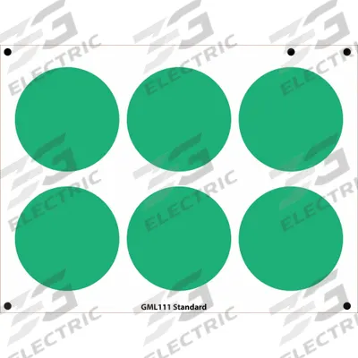 ACCUFORMNMC Gauge Marking Labels: Green, Polyester