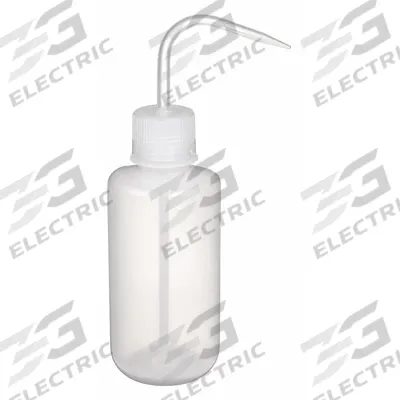 APPROVED VENDOR Wash Bottle: 500 mL, No Imprinting, Colorless, Narrow, Std Spout Spout - Narrow Mouthed Standard Spout Wash Bottles