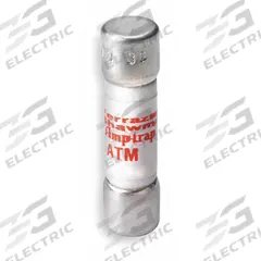 MERSEN Fuse: ATM Series, Midget, Fast-Acting, 10 A, 600 V AC, 600 V DC, 13/32 in x 1 1/2 in (MPN ATM10). Key specifications — attr1287209: ATM; attr211192: MERSEN.
