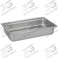 SPRING USA Food Pan: Full Size, Rectangular, 1.8 ga Gauge, 14.75 qt Capacity, 20 7/8 in Overall Lg (MPN 521-66/11). Key specifications — Brand: SPRING USA; Dishwasher Safe: Yes; NSF Certified: No; Product Type: Food Pan; Manufacturer Part Number: 521-66/11.
