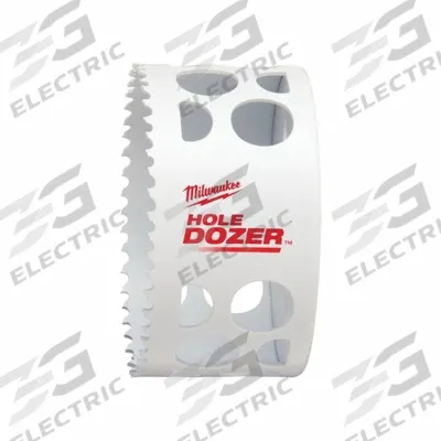 MILWAUKEE Hole Saw: 3 1/2 in Saw Dia., 3.5 Teeth per Inch, 1 5/8 in Max. Cutting Dp - Multi-Material-Cutting Hole Saws without Arbor