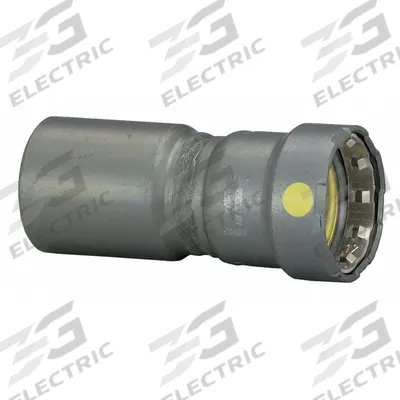 VIEGA MEGAPRESS Crimp Fitting: 1 in Pipe x 1/2 in Pipe Size, FTG x Press-fit, Steel - Gas Steel Press Pipe Fittings