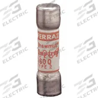 Semiconductor Fuse: A60Q Series, Fast-Acting, 25 A, 600 V AC, 600 V DC DC Volt Rating (MPN A60Q25-2). Key specifications — Series: A60Q; Brand: MERSEN; Voltage Type: AC/DC.