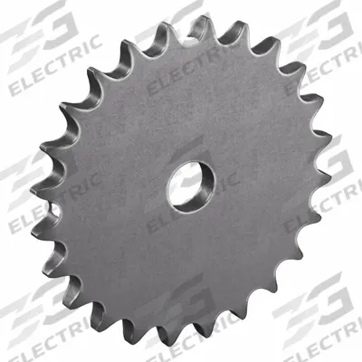 TRITAN Roller Chain Sprocket: No Hub, For Single Strands, 40, 24 Teeth, 3.831 in Pitch Dia - Size 40 Plain-Bore Roller Chain Sprockets