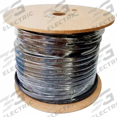 APPROVED VENDOR Electric Heating Cable: For Indoor/Outdoor, 250 ft Cable Lg, 120V AC - Cut-to-Length Electric Heating Cables