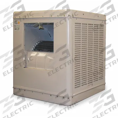 ESSICK AIR Ducted Evaporative Cooler: 1,200 sq ft, 34 1/2 in x 34 1/8 in x 34 1/8 in - Multiple-Inlet Residential Ducted Evaporative Coolers