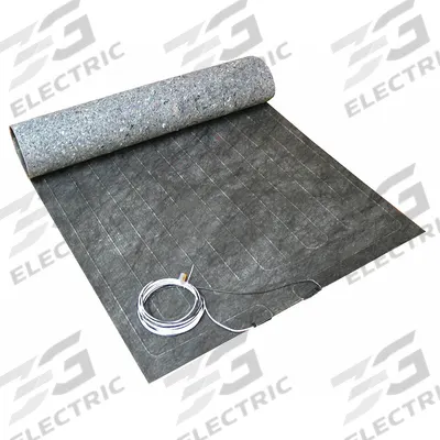 THERMOSOFT Under Floor Electric Heating System: 122 W Watt Output, 10 ft Overall Lg - Under Floor Electric Heating Systems