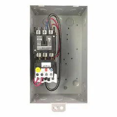 EATON Definite Purpose Starter: Non-Reversing, 3 Poles, 30 A, 208-240V AC Coil, Thermal Protection (MPN A27CGE30B040). Key specifications — Brand: EATON; Thermal Units Required: None (Includes Integrated Bimetallic Elements).