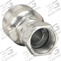 AEROQUIP Hydraulic Crimp Fitting: Steel x Steel, Straight, -10 For Hose Dash Size, JIC x Crimp (MPN 1AA10FJ10). Key specifications — Fitting Gender: Female x Genderless; Fitting Connection Type: JIC x Crimp; Thread Size: 7/8"-14; For Hose Dash Size: -10; Brand: AEROQUIP.