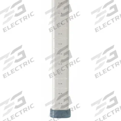 METRO Shelving Post: 33 3/16 in x 1 3/4 in, Taupe - Posts for Harsh Environment Antimicrobial Plastic Shelving