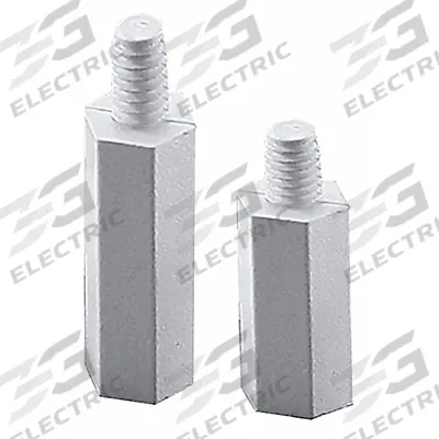 APPROVED VENDOR Standoff: Male x Female, #4-40 Thread Sz, 2 in Lg, Hex, Nylon, Plain, 1/4 in Hex Wd - Plastic Male x Female Standoffs