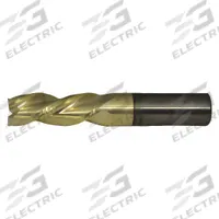 CLEVELAND Square End Mill: Carbide, ZrN Coated, 3 Flute, 5/16" Mill Dia, 2-1/8" LOC, 4" OAL (MPN C72350)