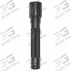 GRAINGER Flashlight: 250 lm, 9 hr Run Time at Max. Brightness, 134 m Max Beam, 1 Light Output, Black (MPN 797NP9). Key specifications — Brand: GRAINGER; Battery Requirements - Broad: Requires 2 AA.