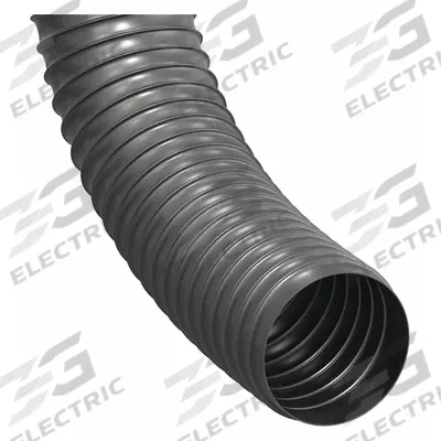 HI-TECH DURAVENT Industrial Ducting Hose: 1 1/2 in Hose Inside Dia., 25 ft Hose Lg, 10 psi - Thermoplastic Rubber Thin-Wall Duct Hoses for Dust
