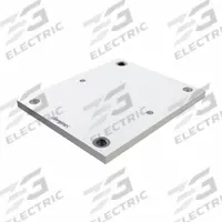 JERGENS Fixture Plate: Ball Lock, Square, Steel, 14 in W x 14 in L x 0.75 in H, 42 lb Wt, 28813. Key specifications — attr1036219: Fixture Plate; attr1036220: JERGENS; attr1091702: 20 mm; attr1091714: (2) Primary Liners.