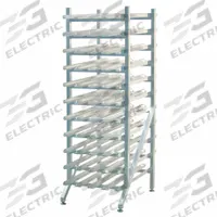 NEW AGE INDUSTRIAL Can Rack: Full Size, 8 Shelves, 836 Cans Held, Stationary, 66 in Overall Ht (MPN 1251). Key specifications — Material: Aluminum; Brand: NEW AGE INDUSTRIAL; Full Size/Half Size: Full Size; Mobile/Stationary: Stationary; NSF Certified: Yes.