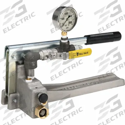 WHEELER-REX Hydrostatic Test Pump: 1,000 psi Max. Discharge Pressure, 1/4 in MNPT, 3/4 in GHT - Portable Hand-Operated Hydrostatic Test Pumps