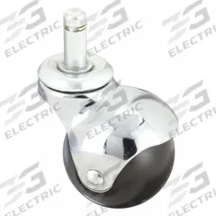 APPROVED VENDOR Stem Caster: Swivel, No Brake, 2 in Wheel Dia., 2 in Wheel Wd, 2 5/8 in Mounting Ht (MPN P4S-PB020G-SG3-CF). Key specifications — attr1111099: APPROVED VENDOR; attr1111095: Black; attr1176855: Swivel.