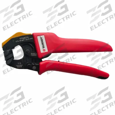 BURNDY Ratchet Crimper: YF-IDL/YF-ITL/YF-IWL/YFTW-DL Wire End Ferrules/YF-UIL, 26 to 8 AWG - Auto-Adjusting Wire Ferrule Crimpers
