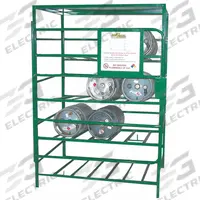 SAFTCART Cylinder Storage Rack: Horizontal, 33 in x 36 in x 70 in, For 8 Cylinders (MPN SPC-8). Key specifications — Brand: SAFTCART; Finish: Powder Coated; Color: Green.