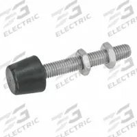 JW WINCO Toggle Clamp Spindle Assembly: Neoprene Tip / Stainless Steel Screw, M6, 55 mm Lg (MPN 708.1-M6-55-A-NI). Key specifications — Brand: JW WINCO; Material: Neoprene; Body Material: Stainless Steel; Thread Size: M6; Includes: Hex Nut; Compatible with Series: GN 801; Spindle Construction: Neoprene Tip / Stainless Steel Screw.