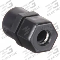 PARKER Compression Fitting Adapter: 1/2 in OD x 1/2 in Pipe Size, Compression x FNPTF, Polypropylene (MPN P8FC8). Key specifications — Standards: NSF/ANSI 51; Brand: PARKER.
