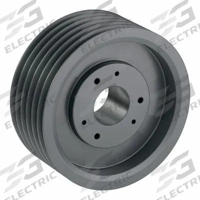 APPROVED VENDOR V-Belt Pulley: 8V1700, 6 Groove, 17 in OD, Bushed Bore - Bushed-Bore Cast-Iron Wedge V-Belt Pulleys