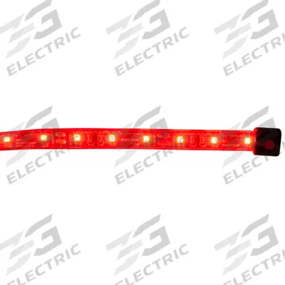 MAXXIMA Adhesive Strip Light: Flex Strip Light, LED, Red, Flat, 12.8V DC, IP68 - Flexible Strip Lighting