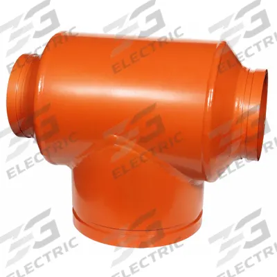 GRUVLOK Metal Pipe Tee: Tee, 10 in x 10 in x 6 in, Carbon Steel, EPDM Seal - Grooved Pipe Fittings