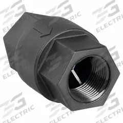APPROVED VENDOR Ball Cone Spring Check Valve: Poppet, Inline Valve Body, 3/4 in Pipe Size, Female (MPN FP CHK 687-12F12F-B). Key specifications — Brand: APPROVED VENDOR.
