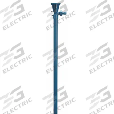 FINISH THOMPSON Drum Pump Tube: Fixed, Polypropylene, 1 1/4 in Inlet Size - Drum Pump Tube Assemblies