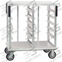 NEW AGE INDUSTRIAL Meal Delivery Cart: Aluminum, 42 3/4 in Overall Ht, 36 3/4 in Overall Wd (MPN 96005). Key specifications — Brand: NEW AGE INDUSTRIAL.
