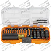KLEIN TOOLS: 1/4 in Drive Size, 1/4 in, 5/16 in, 3/8 in, 7/16 in, 1/2 in, 9/16 in Socket Size, 6 (MPN 32502HD). Key specifications — attr1204251: KLEIN TOOLS; attr1215453: 1/4 in; attr1215454: 1/4 in to 9/16 in.