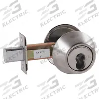 ARROW Deadbolt Lock: Cylindrical, Core Not Included, SFIC, 1 3/8 in Door Thick - Max, Chrome (MPN D61 26D IC). Key specifications — ADA Compliant: Yes; Brand: ARROW; Cylinder Core Type: Small Format Interchangeable Core Cylinder; Finish: Satin Chromium-Plated; Keyway Type: SFIC; Visual Indicator Message: No Message; Includes Core: Core Not Included; Ligature Resistance: Not Ligature-Resistant.