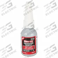 VIBRA-TITE High-Strength Threadlocker: 140, Red, High-Temp Resistant, 0.34 fl oz, Bottle, 1 EA (MPN 14010)