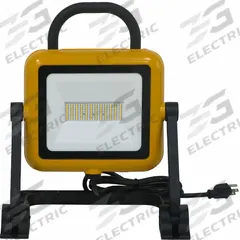 APPROVED VENDOR Floor Stand Job Site Light: 6,600 lm Max Brightness, LED, 1, 1 Brightness Levels (MPN 820DC3). Key specifications — attr562627: Yellow; attr562654: LED; attr562671: 120V AC; attr562613: APPROVED VENDOR; attr873195: 1.