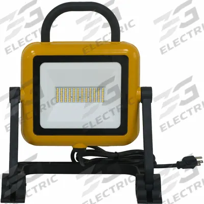 APPROVED VENDOR Floor Stand Job Site Light: 6,600 lm Max Brightness, LED, 1 - Floor Stand Lights