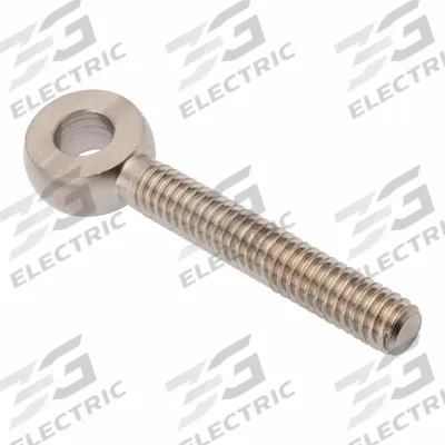 AMPG Fixed Rod End: Stainless Steel, Plain, 2 in Hole Center-to-End Lg - Stainless Steel Male Threaded Fixed Rod Ends