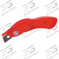 ROBERTS Carpet Knife: Straight, 2 1/4 in Blade Projection Lg, 7 1/4 in Overall Lg, Steel, Plastic (MPN 10-253). Key specifications — attr307492: 2-Sided Carpet; attr307493: Plastic; attr307491: Steel; attr324881: ROBERTS.