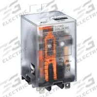 DAYTON Flange Mount Relay: Surface (Side Flange) Mounted, 24V AC, DPDT, 8 Pins/Terminals (MPN 5YP96). Key specifications — Brand: DAYTON; Mounting Style: Side Flange; Electrical Connection: Plug-In Terminal; Manufacturer Part Number: 5YP96; Series: Dayton.