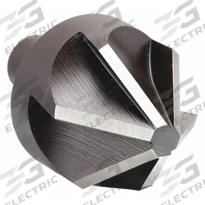 KEO Countersink: 82°, 6 Flute, 7/8 in Body Dia - Smooth-Finish Six-Flute Countersinks