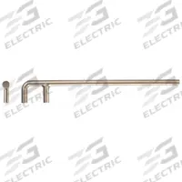 AMPCO F-Type Valve Hook: 2 in Head Size, 19 3/4 in Overall Lg, Aluminum Bronze, Natural, Nonsparking (MPN WV-38). Key specifications — attr310395: Yes; attr310394: Natural; attr310393: Aluminum Bronze; attr324959: AMPCO.